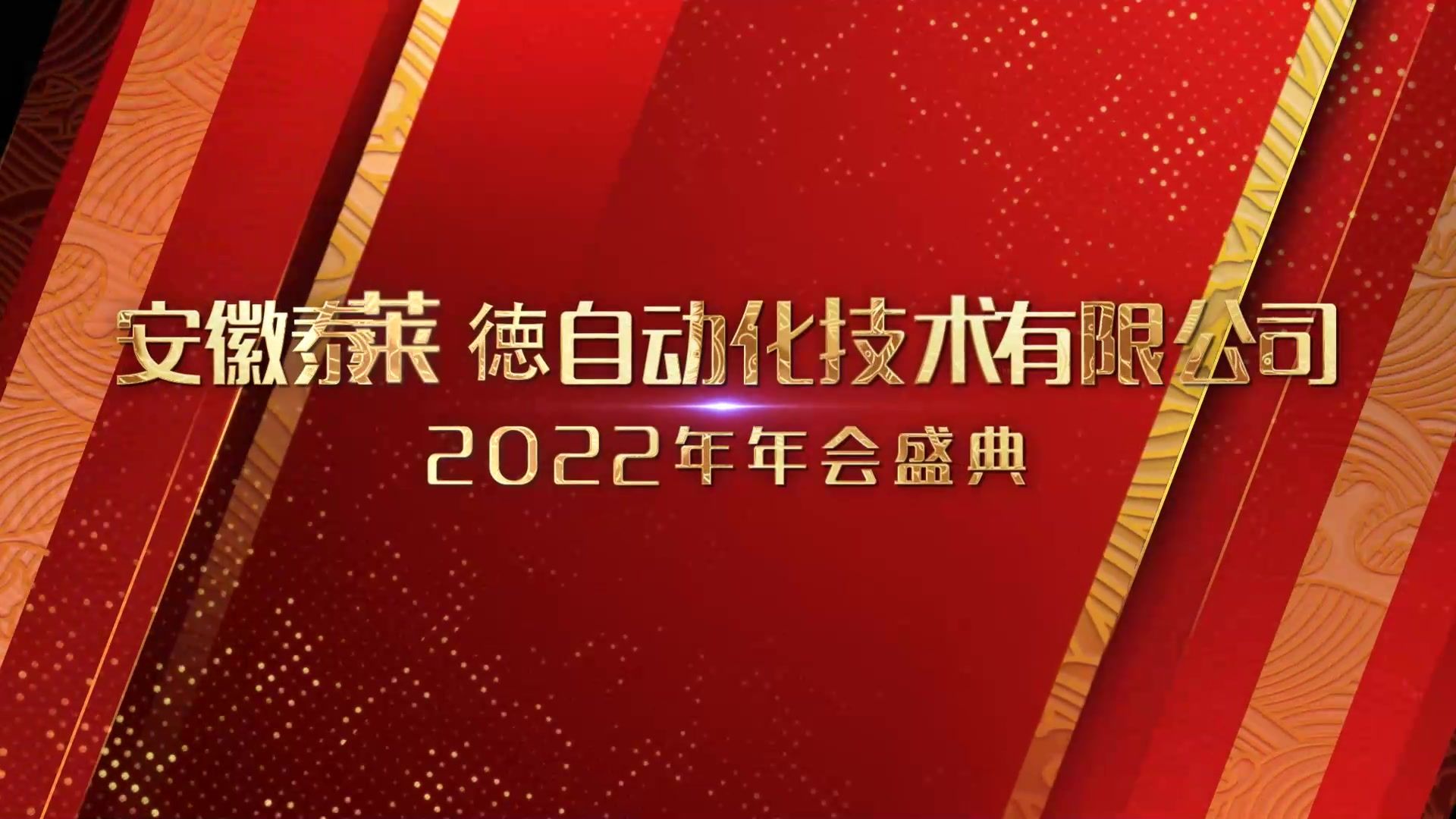 安徽泰莱德自动化技术有限公司 2022年会盛典